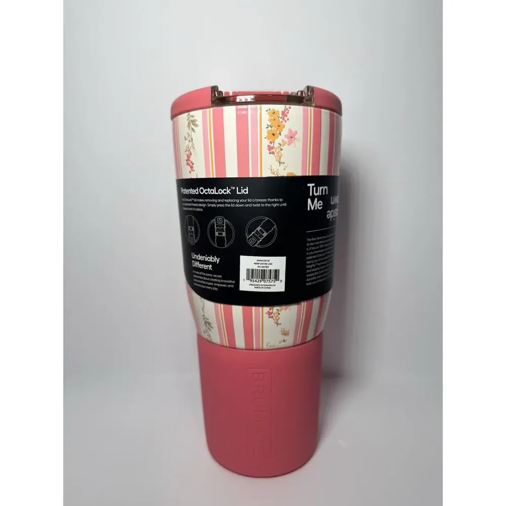 BrüMate Limited Edition CASCADING FLORALS 25oz Nav Tumbler Mug BNWT BNIB